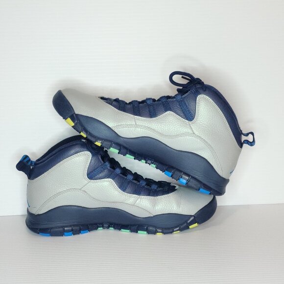 Men\'s Air Jordan 10 Retro \'Rio\' #310805-019 Sneakers- FCM34 main image 4